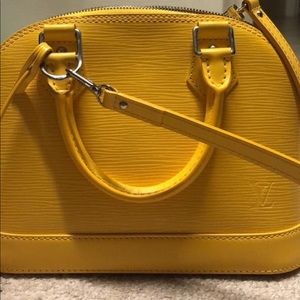 SOLD Louis Vuitton BB Alma EPI leather
